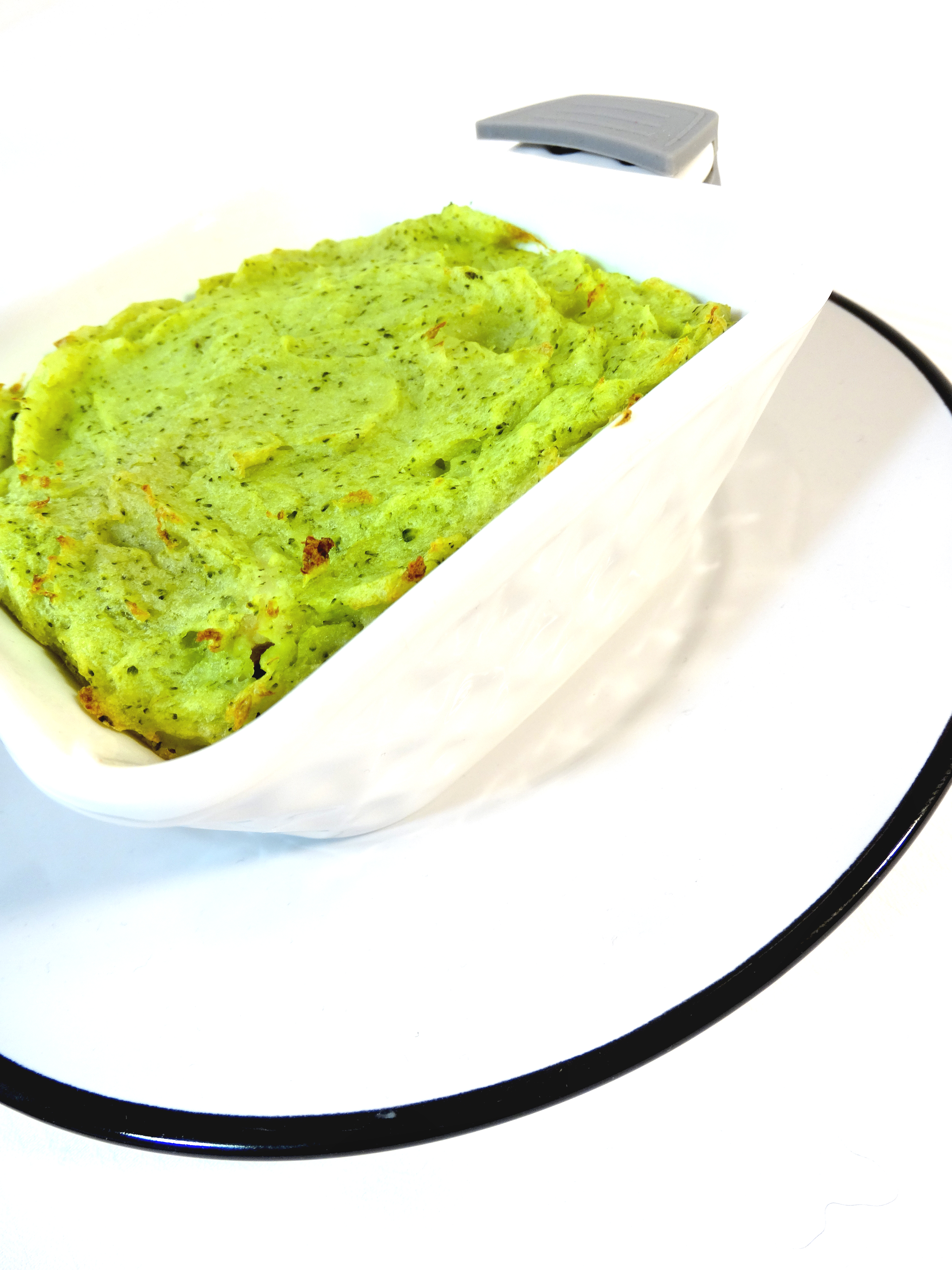 Zapečený halibut v brokolicovém pyré